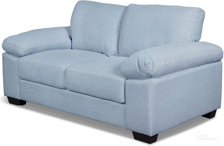 The appearance of Harper Dusk Loveseat designed by New Classic in the transitional interior design. This dusk piece of furniture  was selected by 1StopBedrooms from Harper Collection to add a touch of cosiness and style into your home. Sku: U878-20-DSK. Product Type: Loveseat. Image1