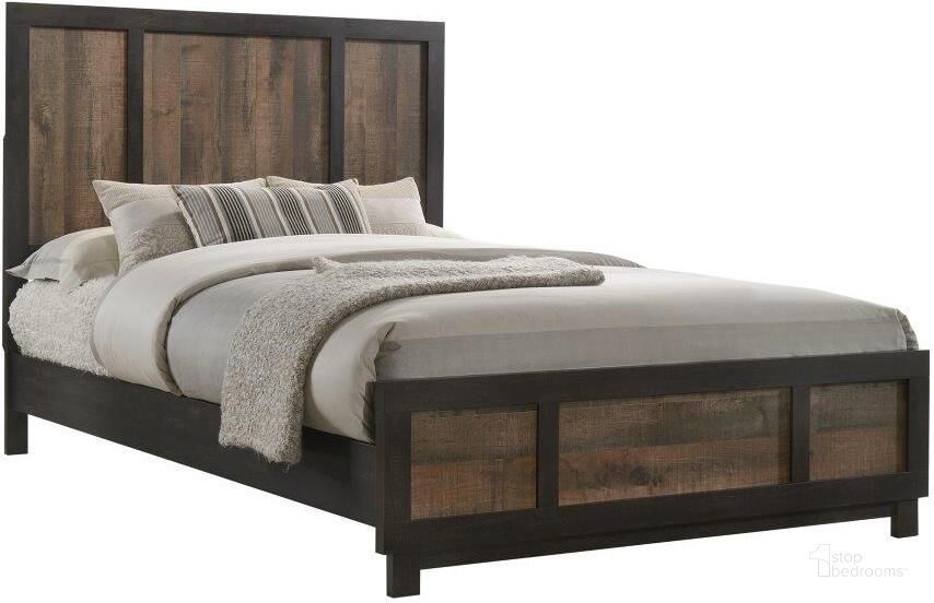 The appearance of Harrison Walnut King Panel Bed designed by Picket House in the transitional interior design. This brown piece of furniture  was selected by 1StopBedrooms from Harrison Collection to add a touch of cosiness and style into your home. Sku: HG100KH;HG100KF;HG100QKR. Bed Type: Panel Bed. Product Type: Panel Bed. Bed Size: King. Material: MDF. Image1
