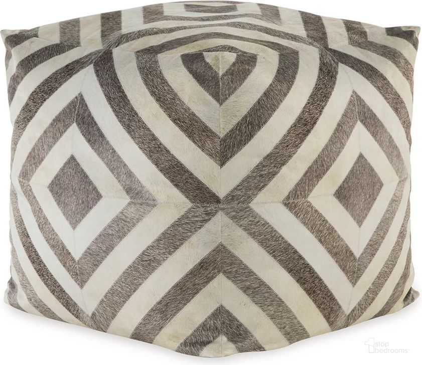 The appearance of Hartselle Brown Pouf designed by Signature Design by Ashley in the transitional interior design. This brown piece of furniture  was selected by 1StopBedrooms from Hartselle Collection to add a touch of cosiness and style into your home. Sku: A1000982. Material: Fabric. Product Type: Ottoman. Image1