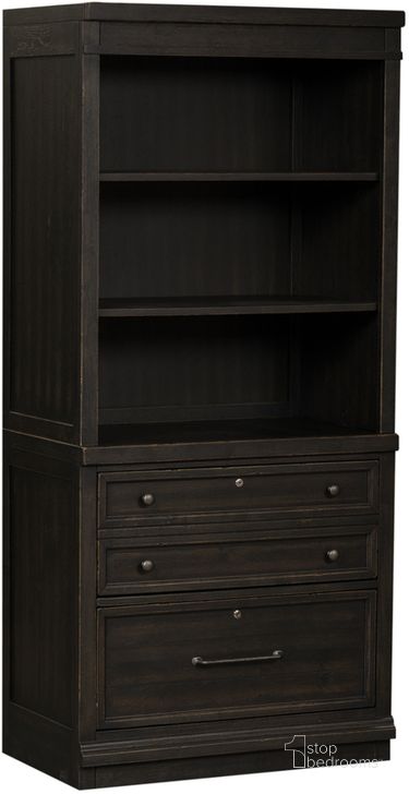 The appearance of Harvest Home Bunching Lateral File Cabinet With Hutch designed by Liberty in the rustic / southwestern interior design. This chalkboard piece of furniture  was selected by 1StopBedrooms from Harvest Home Collection to add a touch of cosiness and style into your home. Sku: 879-HO147;879-HO135. Product Type: File Cabinet. Material: Rubberwood. Image1