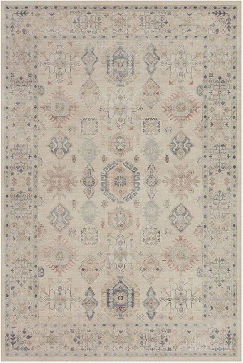 The appearance of Hathaway Beige/Multi Rug HATHHTH-04BEML2050 designed by Loloi Rugs in the traditional interior design. This beige and multi piece of furniture  was selected by 1StopBedrooms from Hathaway Collection to add a touch of cosiness and style into your home. Sku: HATHHTH-04BEML2050. Material: Polyester. Product Type: Rug. Image1