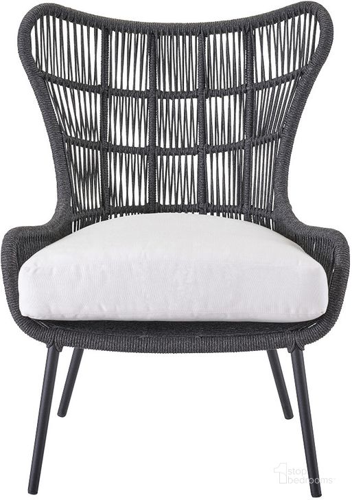 The appearance of Hatteras Lounge Chair In Charcoal designed by Universal in the coastal interior design. This charcoal piece of furniture  was selected by 1StopBedrooms from Coastal Living Collection to add a touch of cosiness and style into your home. Sku: U012838. Product Type: Lounge Chair. Image1