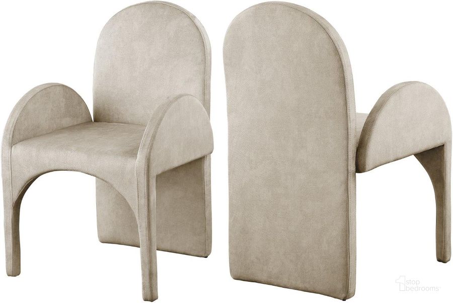 The appearance of Havington Stone Arm Chair Set of 2 designed by Furnique in the modern / contemporary interior design. This stone piece of furniture  was selected by 1StopBedrooms from Havington Collection to add a touch of cosiness and style into your home. Sku: 803Stone-AC. Product Type: Arm Chair. Material: Iron. Image1