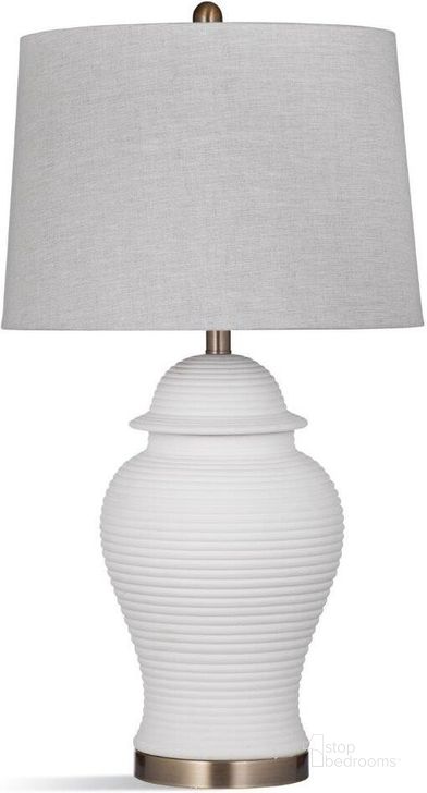 The appearance of Hawkesbury Table Lamp designed by Bassett Mirror Company in the transitional interior design. This white piece of furniture  was selected by 1StopBedrooms from Hawkesbury Collection to add a touch of cosiness and style into your home. Sku: L4066TEC. Product Type: Table Lamp.