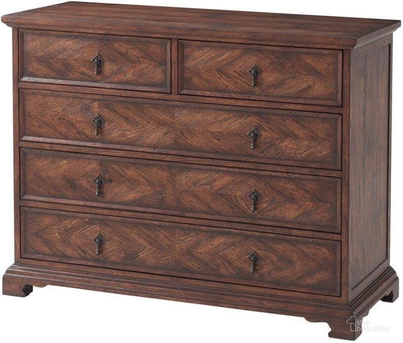 The appearance of Haywood Chest designed by Theodore Alexander in the traditional interior design. This  piece of furniture  was selected by 1StopBedrooms from Althorp - Victory Oak Collection to add a touch of cosiness and style into your home. Sku: AL60048. Material: Wood. Product Type: Chest.