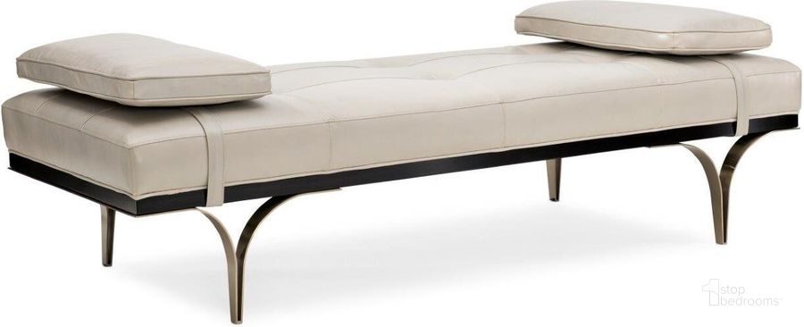 The appearance of Modern Caracole Edge Upholstery Head To Head Daybed designed by Caracole in the modern / contemporary interior design. This ebony piece of furniture  was selected by 1StopBedrooms from Modern Edge Collection to add a touch of cosiness and style into your home. Sku: M100-419-441-A. Bed Type: Daybed. Product Type: DayBed. Material: Stainless Steel. Image1