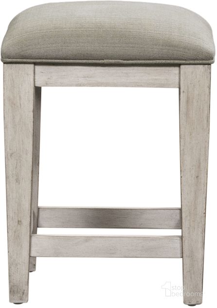 The appearance of Heartland Antique White Console Stool designed by Liberty in the country / farmhouse interior design. This off white piece of furniture  was selected by 1StopBedrooms from Heartland Collection to add a touch of cosiness and style into your home. Sku: 824-OT9001. Product Type: Dining Chair. Material: Rubberwood. Image1