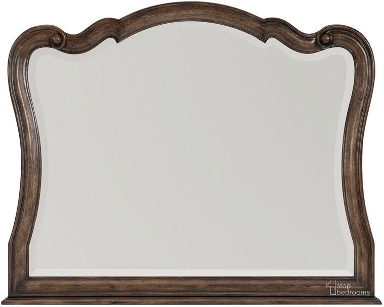 The appearance of Heath Court Mirror designed by Homelegance in the traditional interior design. This brown oak piece of furniture  was selected by 1StopBedrooms from Heath Court Collection to add a touch of cosiness and style into your home. Sku: 1682-6. Material: Wood. Product Type: Dresser Mirror. Image1