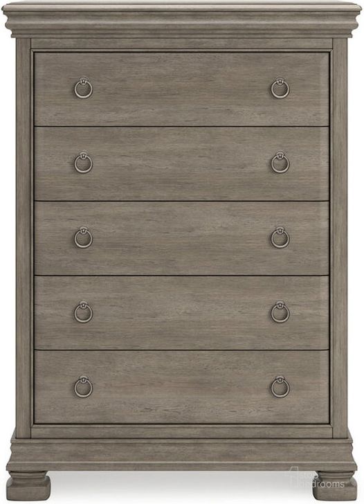 The appearance of Hedgills Gray Chest designed by Versailles Home in the traditional interior design. This gray piece of furniture  was selected by 1StopBedrooms from Hedgills Collection to add a touch of cosiness and style into your home. Sku: B924-46. Material: Wood. Product Type: Chest. Image1