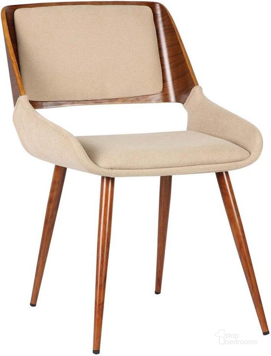 The appearance of Heinsburg Brown Dining Chair designed by Boho House in the transitional interior design. This brown piece of furniture  was selected by 1StopBedrooms from Heinsburg Collection to add a touch of cosiness and style into your home. Sku: LCPNSIWABR. Material: Wood. Product Type: Dining Chair. Image1