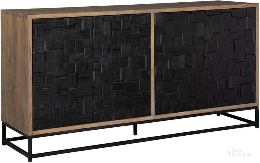 The appearance of Hekman Accents Scrap Parquet Entertainment Center designed by Hekman in the transitional interior design. This black piece of furniture  was selected by 1StopBedrooms from Accents Collection to add a touch of cosiness and style into your home. Sku: 28340. Product Type: Entertainment Center.
