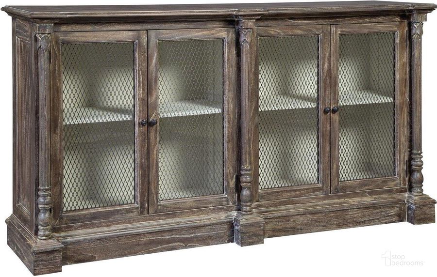 The appearance of Hekman Accents Wire Door Chest designed by Hekman in the transitional interior design. This gray piece of furniture  was selected by 1StopBedrooms from Accents Collection to add a touch of cosiness and style into your home. Sku: 28194. Product Type: Chest.