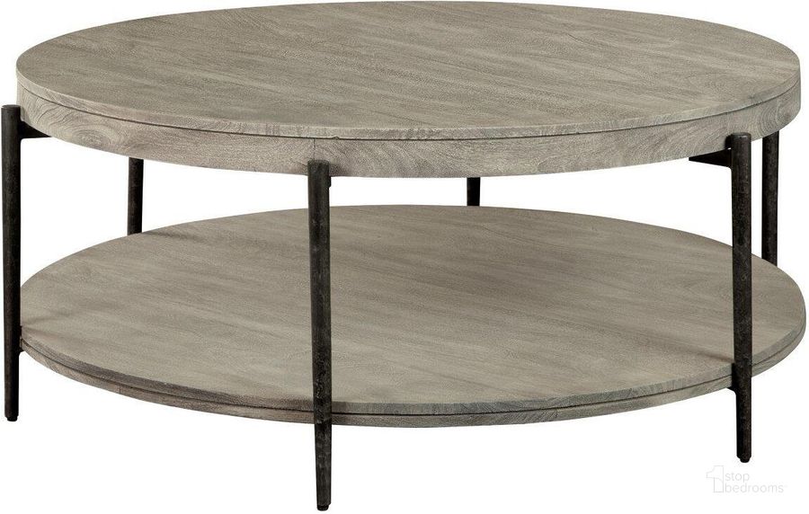 The appearance of Hekman Bedford Park Round Mango Coffee Table designed by Hekman in the transitional interior design. This gray piece of furniture  was selected by 1StopBedrooms from Bedford Park Collection to add a touch of cosiness and style into your home. Sku: 24902. Product Type: Coffee Table. Image1