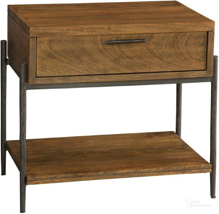 The appearance of Hekman Bedford Park Single Drawer Nightstand designed by Hekman in the transitional interior design. This brown piece of furniture  was selected by 1StopBedrooms from Bedford Park Collection to add a touch of cosiness and style into your home. Sku: 23764. Material: Wood. Product Type: Nightstand.