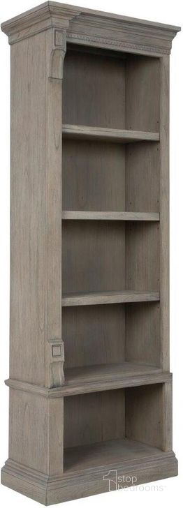 The appearance of Hekman Exec Left Pier Bookcase designed by Hekman in the transitional interior design. This gray piece of furniture  was selected by 1StopBedrooms from Wellington Collection to add a touch of cosiness and style into your home. Sku: 79406. Product Type: Bookcase.