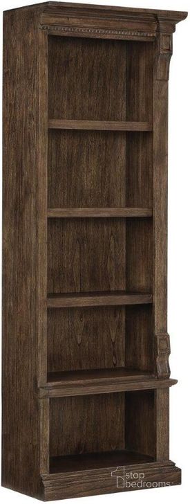 The appearance of Hekman Executive Right Pier Bookcase designed by Hekman in the transitional interior design. This dark brown piece of furniture  was selected by 1StopBedrooms from Wellington Collection to add a touch of cosiness and style into your home. Sku: 79425. Product Type: Bookcase.