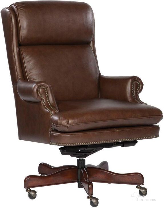 The appearance of Hekman Executive Tilt Swivel Chair 79252C designed by Hekman in the traditional interior design. This brown piece of furniture  was selected by 1StopBedrooms from Office Collection to add a touch of cosiness and style into your home. Sku: 79252C. Material: Wood. Product Type: Swivel Chair.