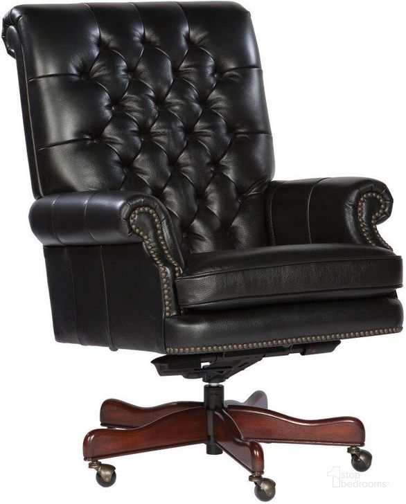 The appearance of Hekman Executive Tilt Swivel Chair In Black designed by Hekman in the traditional interior design. This black piece of furniture  was selected by 1StopBedrooms from Office Collection to add a touch of cosiness and style into your home. Sku: 79253B. Material: Wood. Product Type: Swivel Chair.