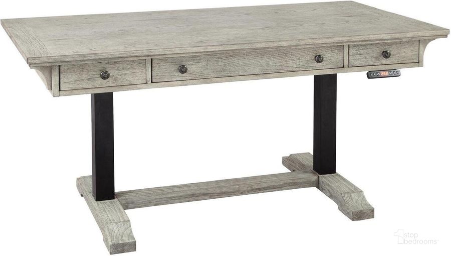 The appearance of Hekman Grand Junction Lift Desk designed by Hekman in the transitional interior design. This gray piece of furniture  was selected by 1StopBedrooms from Office Collection to add a touch of cosiness and style into your home. Sku: 27978. Material: Wood. Product Type: Desk. Image1