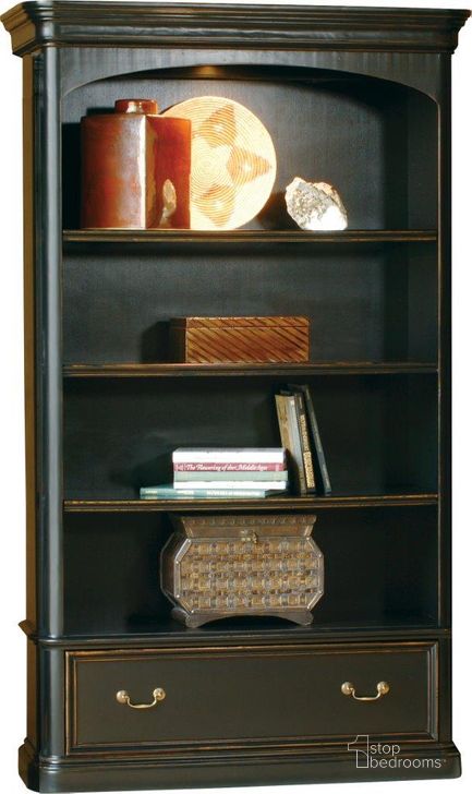 The appearance of Hekman Louis Philippe Bookcase designed by Hekman in the traditional interior design. This dark brown piece of furniture  was selected by 1StopBedrooms from Louis Philippe Collection to add a touch of cosiness and style into your home. Sku: 79144. Material: Wood. Product Type: Bookcase. Image1