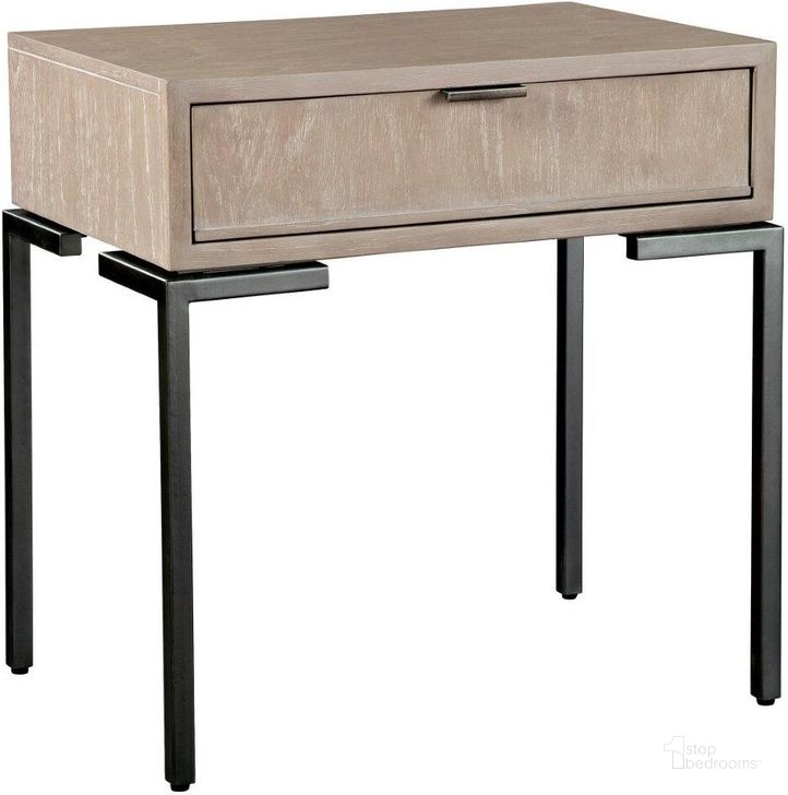 The appearance of Hekman Scottsdale Single Night Stand designed by Hekman in the transitional interior design. This gray piece of furniture  was selected by 1StopBedrooms from Scottsdale Collection to add a touch of cosiness and style into your home. Sku: 25363. Product Type: Nightstand. Image1