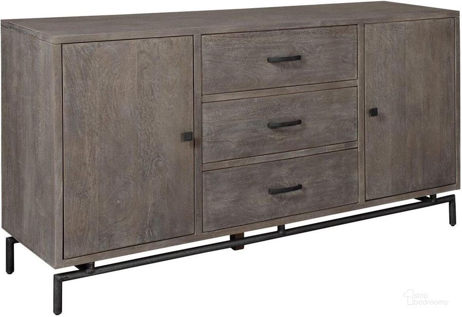 The appearance of Hekman Sedona Grey Buffet designed by Hekman in the transitional interior design. This brown piece of furniture  was selected by 1StopBedrooms from Sedona Collection to add a touch of cosiness and style into your home. Sku: 24526. Product Type: Buffet. Image1