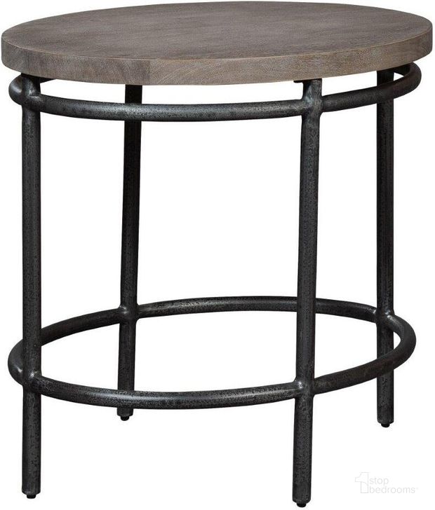 The appearance of Hekman Sedona Grey Oval End Table designed by Hekman in the transitional interior design. This brown piece of furniture  was selected by 1StopBedrooms from Sedona Collection to add a touch of cosiness and style into your home. Sku: 24506. Product Type: End Table. Image1