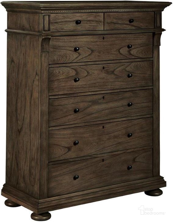 The appearance of Hekman Wellington Estate Chest designed by Hekman in the rustic / southwestern interior design. This dark brown piece of furniture  was selected by 1StopBedrooms from Wellington Collection to add a touch of cosiness and style into your home. Sku: 25461. Product Type: Chest.