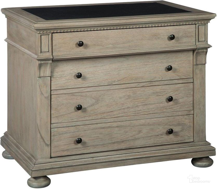 The appearance of Hekman Wellington Estates Executive Lateral File Cabinet designed by Hekman in the rustic / southwestern interior design. This gray piece of furniture  was selected by 1StopBedrooms from Wellington Collection to add a touch of cosiness and style into your home. Sku: 79403. Product Type: File Cabinet. Image1