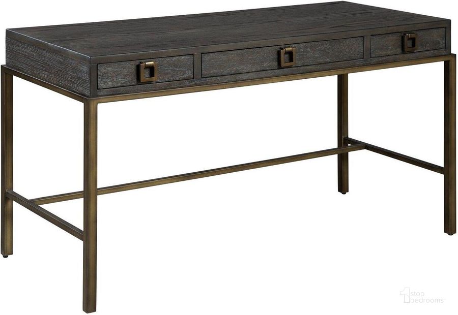 The appearance of Hekman Writing Desk 28449 designed by Hekman in the transitional interior design. This gray piece of furniture  was selected by 1StopBedrooms from Office Collection to add a touch of cosiness and style into your home. Sku: 28449. Product Type: Writing Desk. Image1