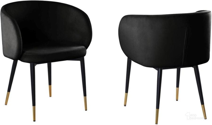 The appearance of Hemingway Velvet Upholstered Side Chair In Black designed by Best Master Furniture in the modern / contemporary interior design. This black piece of furniture  was selected by 1StopBedrooms from Hemingway Collection to add a touch of cosiness and style into your home. Sku: HX009BLKC. Product Type: Side Chair. Material: Velvet.