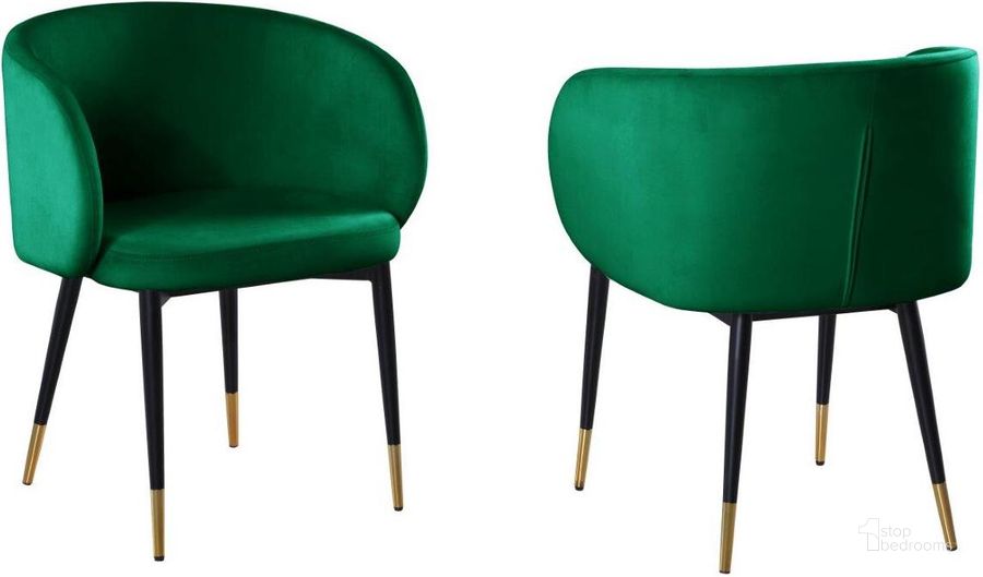 The appearance of Hemingway Velvet Upholstered Side Chair In Green designed by Best Master Furniture in the modern / contemporary interior design. This green piece of furniture  was selected by 1StopBedrooms from Hemingway Collection to add a touch of cosiness and style into your home. Sku: HX009GRC. Product Type: Side Chair. Material: Velvet.