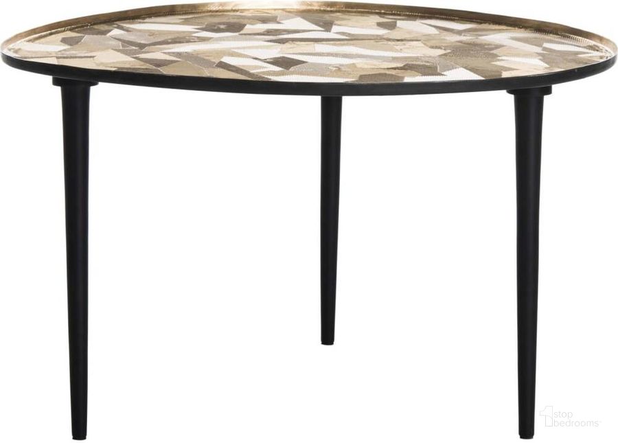 The appearance of Hera Black Oval Side Table designed by Safavieh in the modern / contemporary interior design. This taupe piece of furniture  was selected by 1StopBedrooms from Safavieh FOX Collection to add a touch of cosiness and style into your home. Sku: FOX5521A. Product Type: Accent Table. Material: Iron. Image1