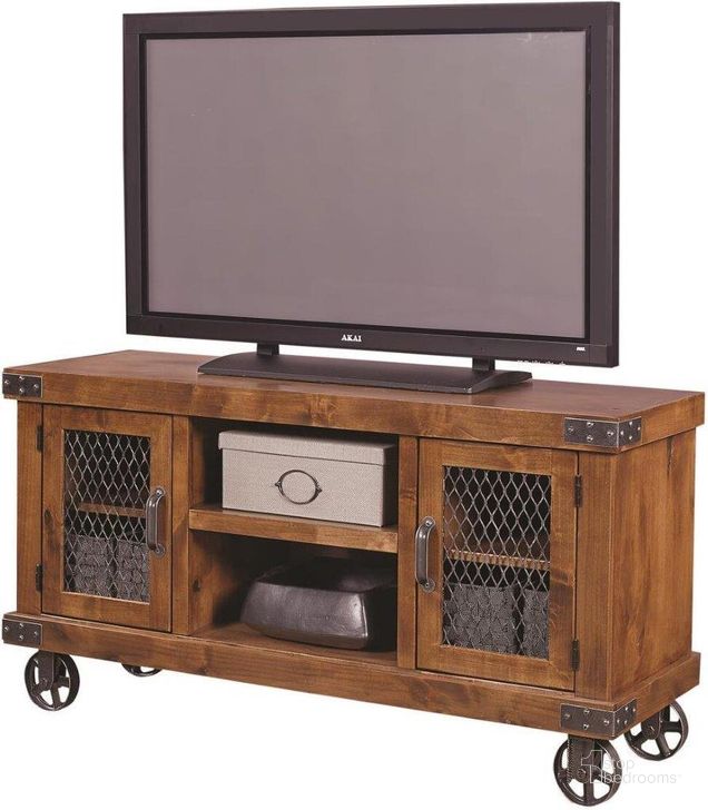 The appearance of Hesketh Fruitwood TV Stand and TV Console 0qb2278862 designed by FineForm in the modern / contemporary interior design. This fruitwood piece of furniture  was selected by 1StopBedrooms from Hesketh Collection to add a touch of cosiness and style into your home. Sku: DN1055-FRT. Material: Metal. Product Type: TV Console.