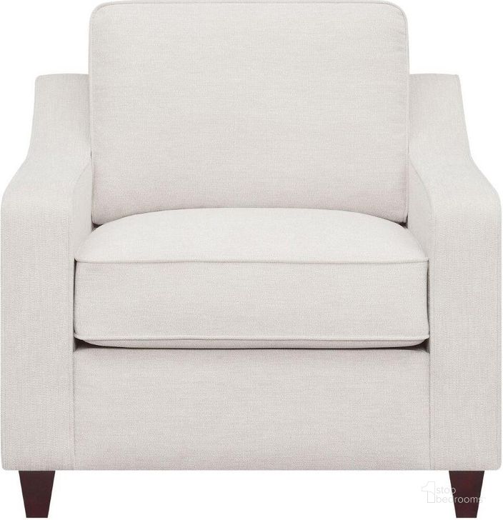 The appearance of Hewford Beige Chair designed by Atelier Home in the modern / contemporary interior design. This beige piece of furniture  was selected by 1StopBedrooms from Hewford Collection to add a touch of cosiness and style into your home. Sku: 552063. Material: Wood. Product Type: Living Room Chair.