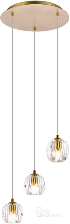 The appearance of Higginstown Gold Pendant Lighting 0qd24306087 designed by Isaac Tahari in the transitional interior design. This gold piece of furniture  was selected by 1StopBedrooms from Higginstown Collection to add a touch of cosiness and style into your home. Sku: 3505D12G. Product Type: Pendant Lighting. Material: Stainless Steel. Image1