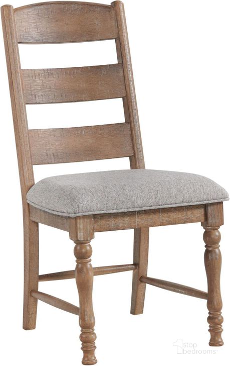 The appearance of Highland Gray Ladder Back Side Chair designed by Intercon in the traditional interior design. This gray piece of furniture  was selected by 1StopBedrooms from Highland Collection to add a touch of cosiness and style into your home. Sku: HI-CH-789C-SWH-RTA. Product Type: Side Chair. Image1