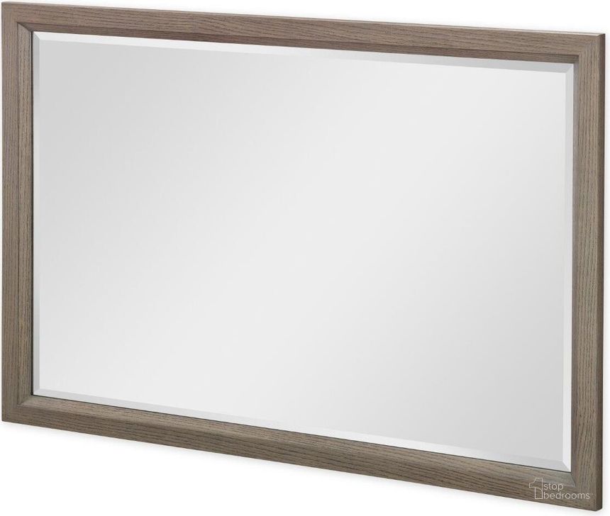 The appearance of Highline Greige Landscape Mirror By Rachael Ray designed by Legacy Classic in the transitional interior design. This greige piece of furniture  was selected by 1StopBedrooms from Highline Collection to add a touch of cosiness and style into your home. Sku: N6000-0200. Material: Wood Veneer. Product Type: Dresser Mirror.