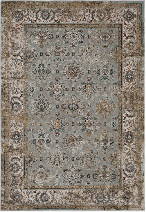 The appearance of Hisa Distressed Vintage Floral Lattice 8X10 Area Rug In Silver designed by Modway in the rustic / southwestern interior design. This silver piece of furniture  was selected by 1StopBedrooms from Hisa Collection to add a touch of cosiness and style into your home. Sku: R-1106A-810. Material: Polypropylene. Product Type: Area Rugs. Image1