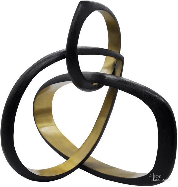 The appearance of Hitch Black And Gold Abstract Metal Large Sculpture designed by Worlds Away in the modern / contemporary interior design. This black and gold piece of furniture  was selected by 1StopBedrooms from Hitch Collection to add a touch of cosiness and style into your home. Sku: HITCH LG. Material: Resin. Product Type: Sculpture.