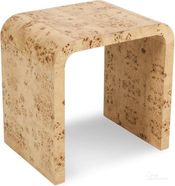 The appearance of Hollimae Natural End Table designed by Furnique in the modern / contemporary interior design. This natural piece of furniture  was selected by 1StopBedrooms from Hollimae Collection to add a touch of cosiness and style into your home. Sku: 269-E. Material: Wood. Product Type: End Table. Image1