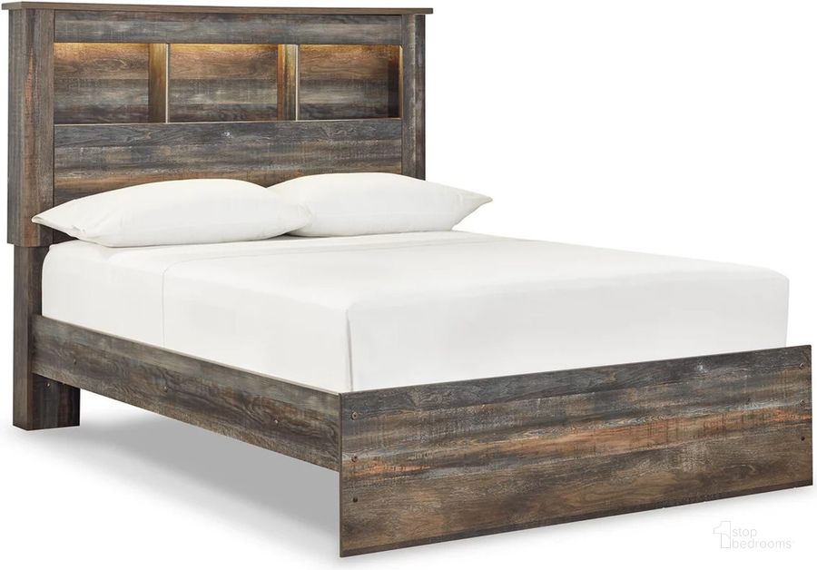 The appearance of Hollylinne Multi Full Panel Bed 0qd2379860 designed by Leisure Living in the rustic / southwestern interior design. This multi piece of furniture  was selected by 1StopBedrooms from Hollylinne Collection to add a touch of cosiness and style into your home. Sku: B211-85;B211-84;B211-86. Bed Type: Bookcase Bed. Material: Wood. Product Type: Bookcase Bed. Bed Size: Full. Image1