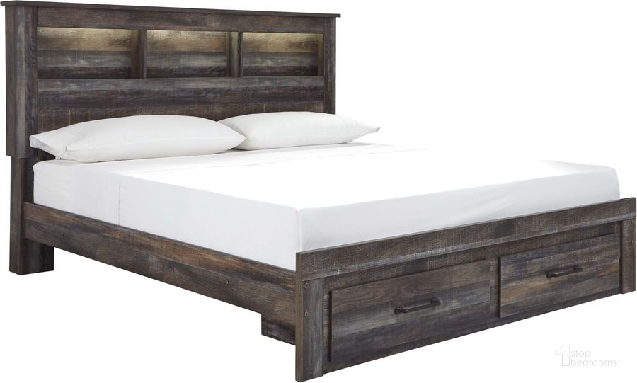 The appearance of Hollylinne Multi King Storage Bed 0qd2372563 designed by Leisure Living in the rustic / southwestern interior design. This multi piece of furniture  was selected by 1StopBedrooms from Hollylinne Collection to add a touch of cosiness and style into your home. Sku: B211-69;B211-56S;B211-97. Bed Type: Storage Bed. Material: Wood. Product Type: Storage Bed. Bed Size: King. Image1