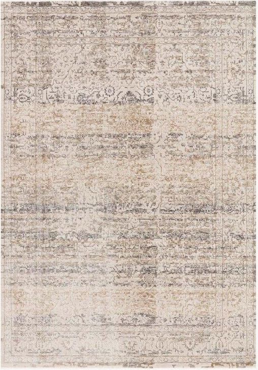 The appearance of Homage Beige/Grey Rug HOMAHOM-02BEGY2034 designed by Loloi Rugs in the transitional interior design. This beige and grey piece of furniture  was selected by 1StopBedrooms from Homage Collection to add a touch of cosiness and style into your home. Sku: HOMAHOM-02BEGY2034. Material: Polyester. Product Type: Rug. Image1
