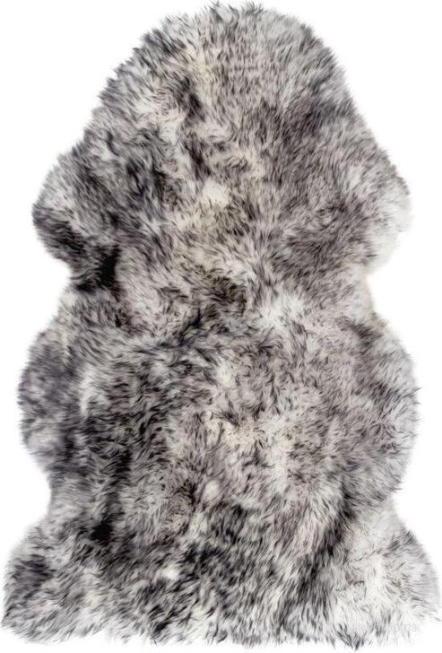 The appearance of Homeroots Gradient Gray Single Sheepskin Area Rug designed by Homeroots in the modern / contemporary interior design. This grey piece of furniture  was selected by 1StopBedrooms from  to add a touch of cosiness and style into your home. Sku: 293186. Material: Wool. Product Type: Area Rugs. Image1
