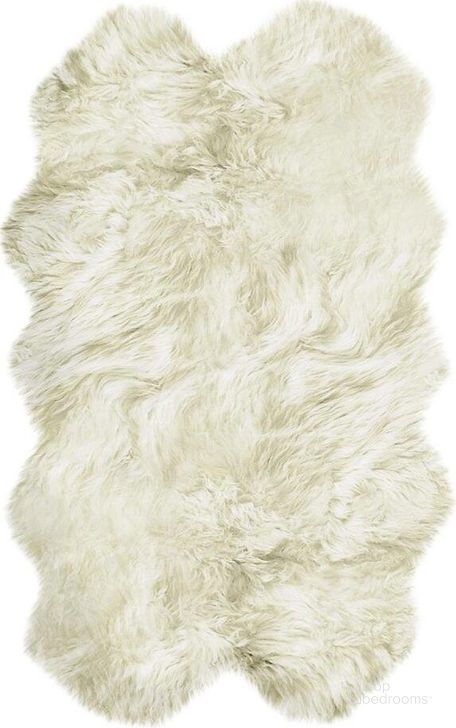 The appearance of Homeroots Natural Sheepskin Area Rug 293196 designed by Homeroots in the modern / contemporary interior design. This natural piece of furniture  was selected by 1StopBedrooms from  to add a touch of cosiness and style into your home. Sku: 293196. Material: Wool. Product Type: Area Rugs. Image1