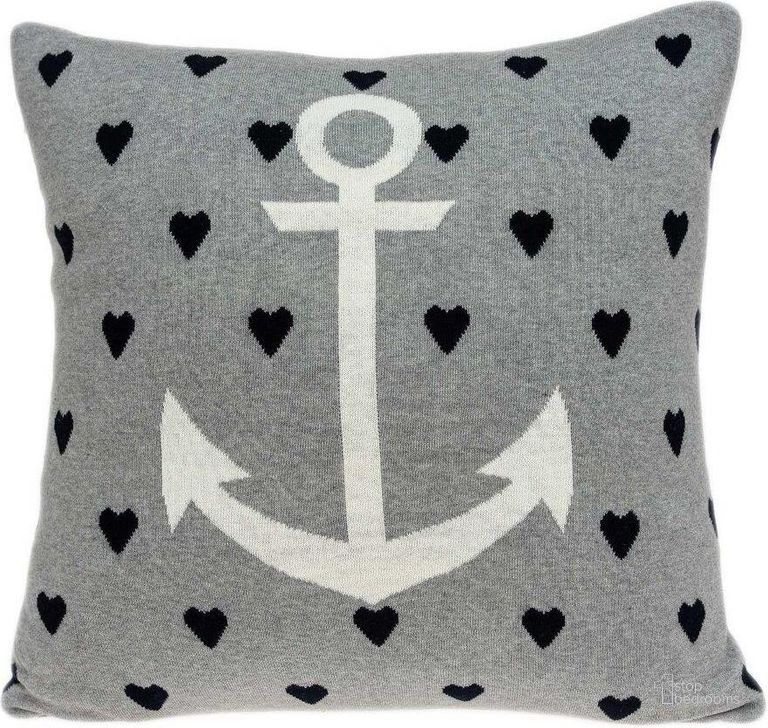 The appearance of Homeroots Nautical Blue Pillow Cover With Poly Insert 334026 designed by Homeroots in the coastal interior design. This blue piece of furniture  was selected by 1StopBedrooms from Nautical Collection to add a touch of cosiness and style into your home. Sku: 334026. Material: Cotton. Product Type: Cover. Image1