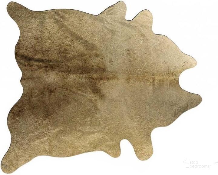 The appearance of Homeroots Taupe Cowhide Area Rug 317314 designed by Homeroots in the modern / contemporary interior design. This taupe piece of furniture  was selected by 1StopBedrooms from  to add a touch of cosiness and style into your home. Sku: 317314. Material: Microsuede. Product Type: Area Rugs. Image1