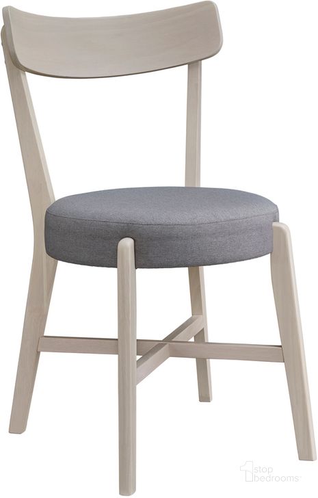 The appearance of Hopper Dining Chairs Set Of 2 In Froth designed by Progressive Furniture in the transitional interior design. This froth piece of furniture  was selected by 1StopBedrooms from Hopper Collection to add a touch of cosiness and style into your home. Sku: D820-61F. Product Type: Dining Chair. Material: MDF. Image1