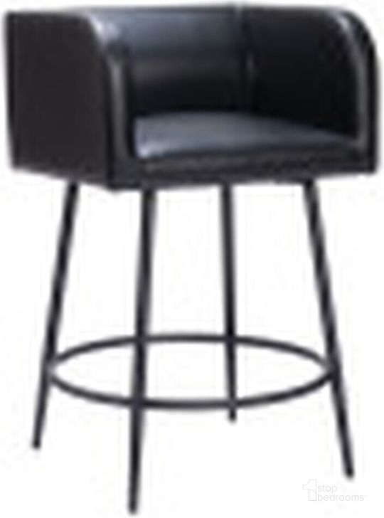 The appearance of Horbat Bar Stool Set of 2 In Black designed by Zuo Modern in the modern / contemporary interior design. This black piece of furniture  was selected by 1StopBedrooms from Horbat Collection to add a touch of cosiness and style into your home. Sku: 110062. Product Type: Barstool. Material: Plywood.